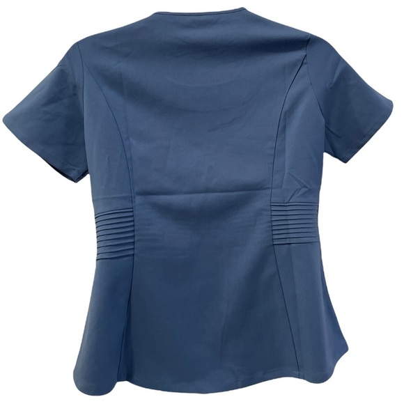 Rant Medical Scrub Top. Ceil Blue. Size XXL - Picture 3 of 8